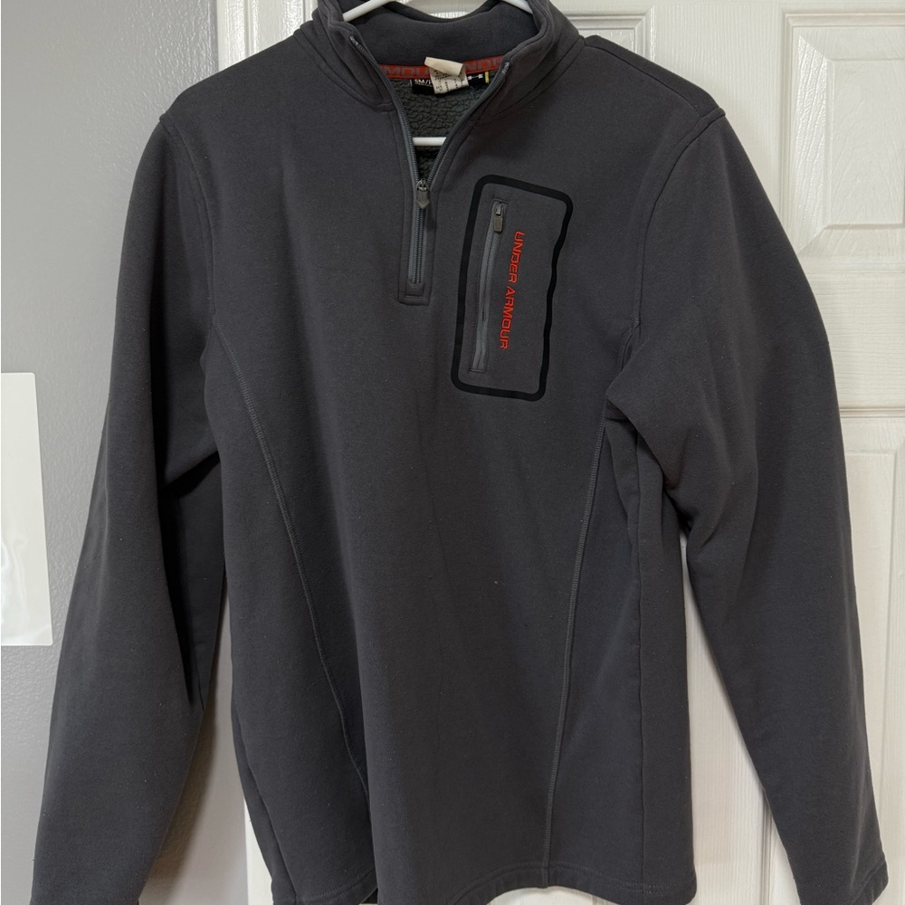Under Armour Men's Black Performance Jacket with Red Accents